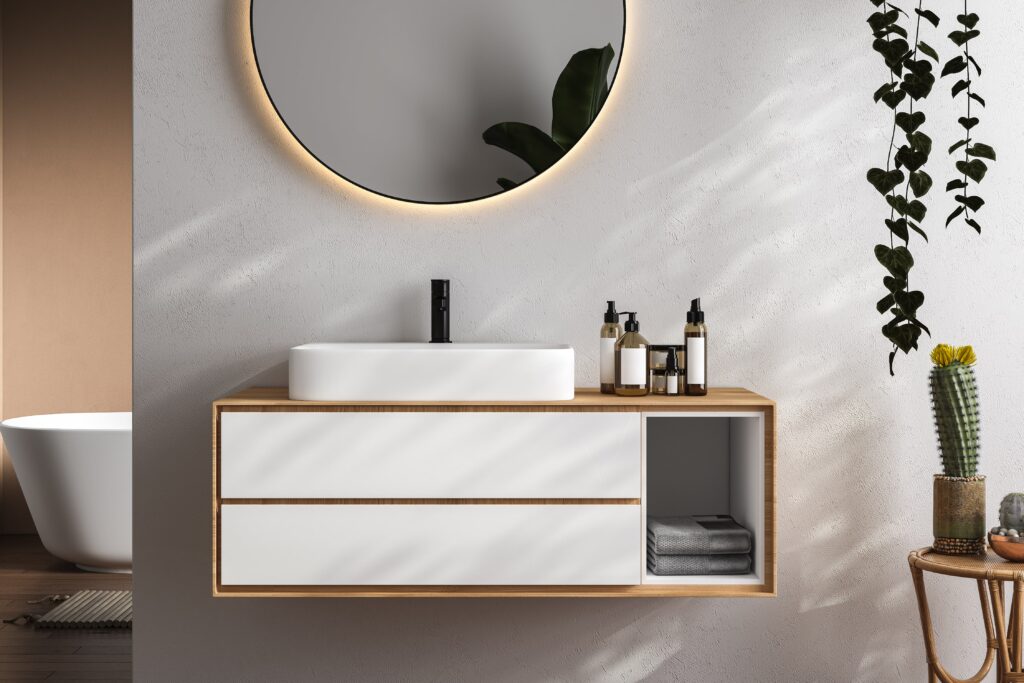 Boston's Top 5 Custom Cabinet Trends - Trend #1: Floating Vanity Cabinets